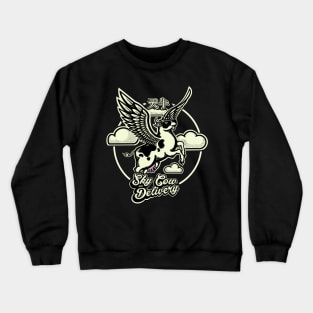 Sky Cow Delivery Crewneck Sweatshirt